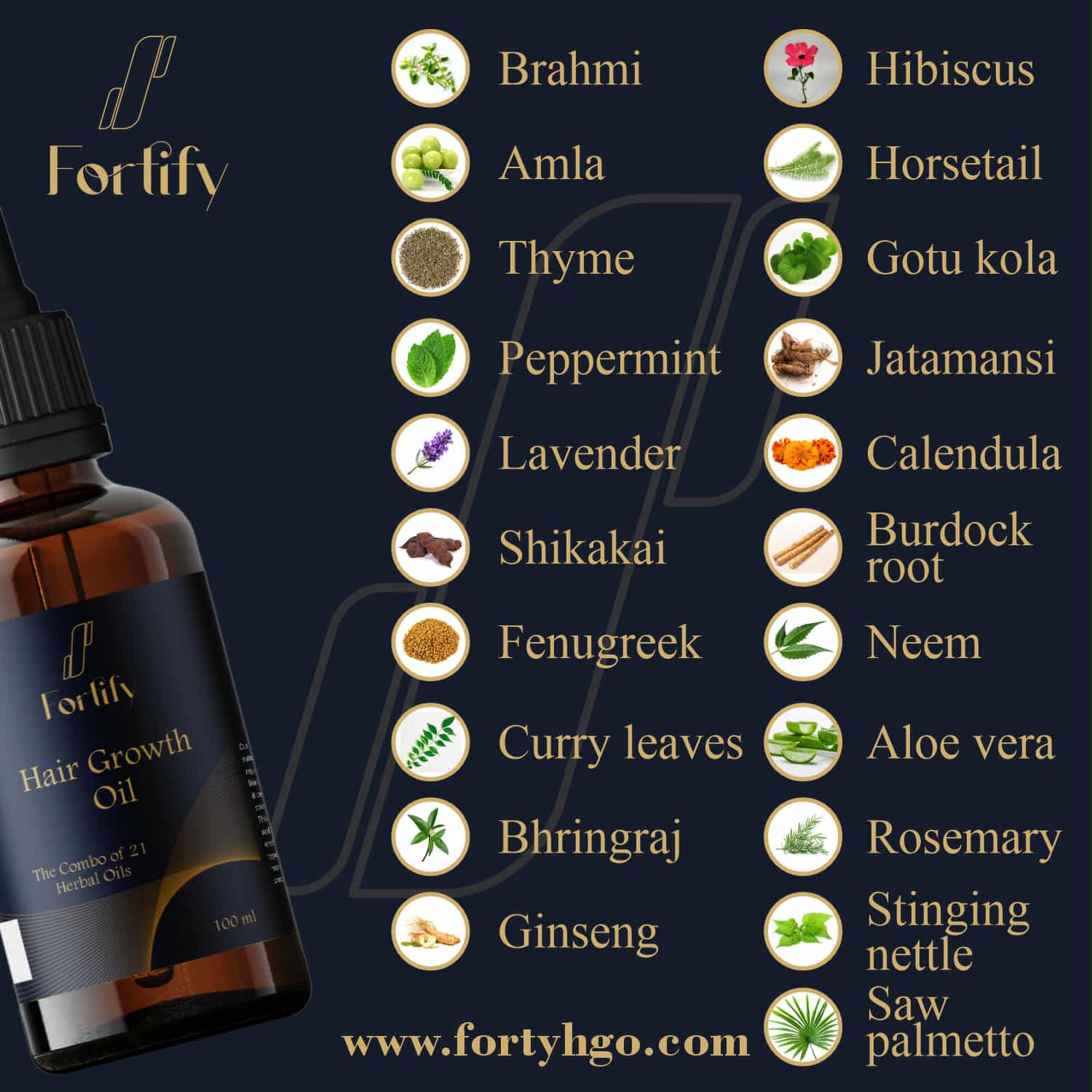 Fortify Hair Growth Oil